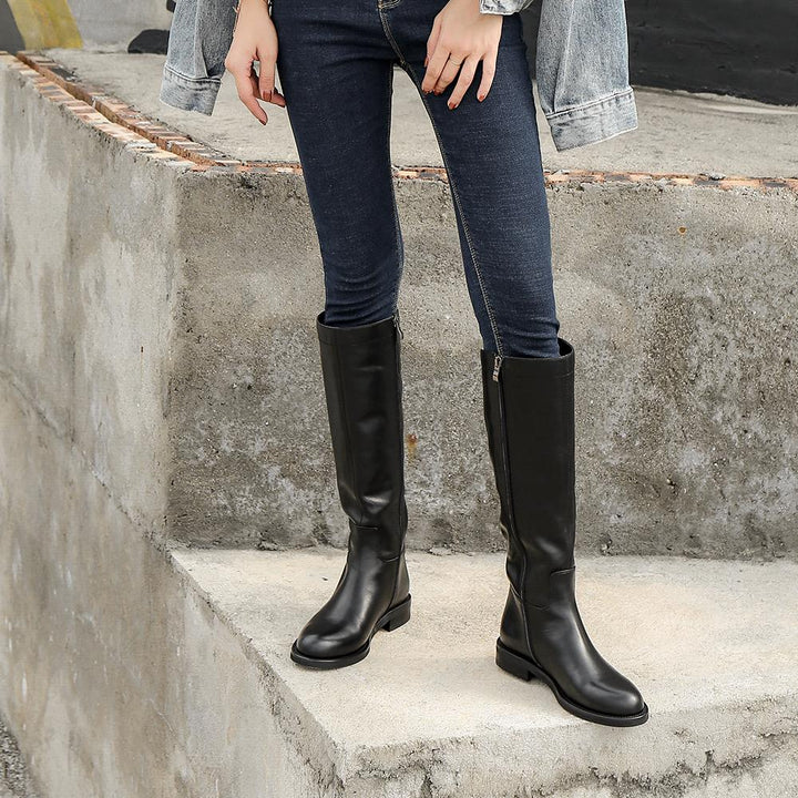 dwarves779-1 Boots 5.5 Black Short Plush
