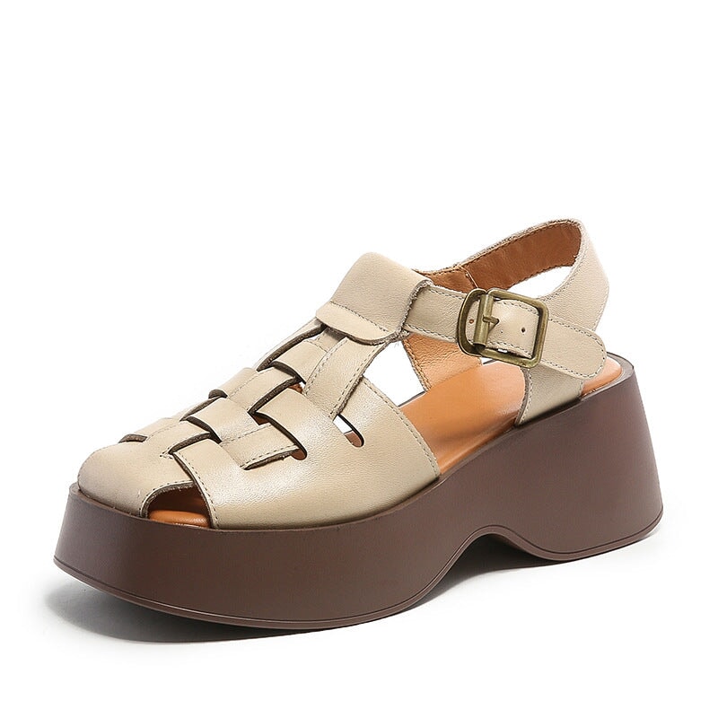 dwarves892-15 Sandals 5.5 Apricot