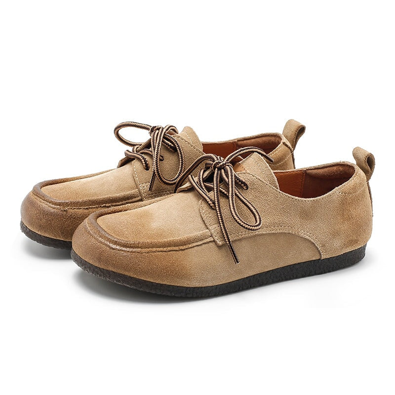 dwarves904-16 Oxfords &amp; Tie 5.5 Apricot