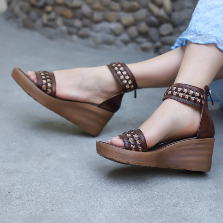 dwarves919-1 Sandals 6 Coffee