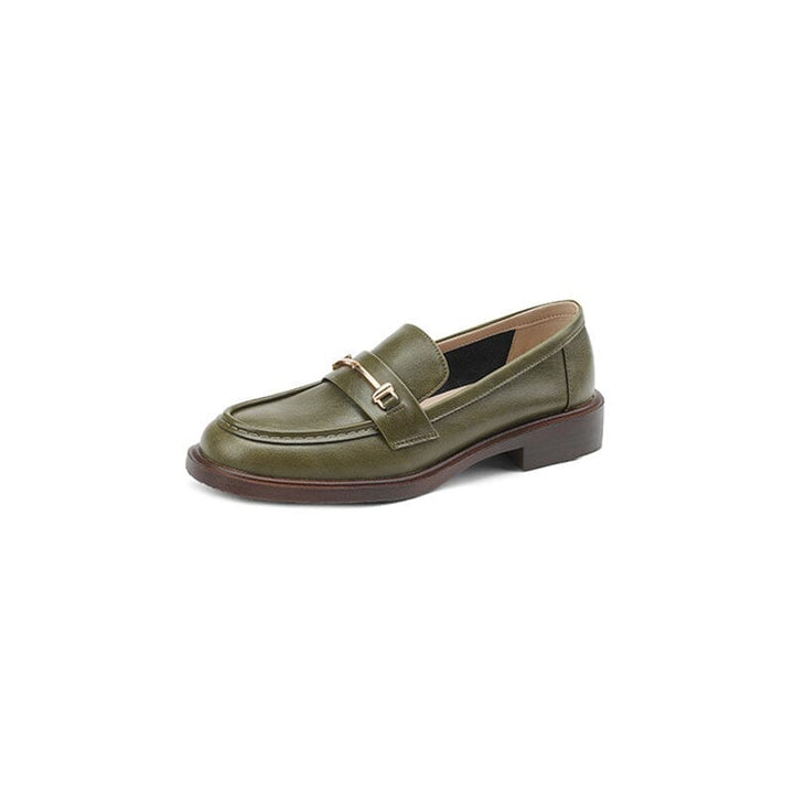 dwarves923-8 Loafers 5.5 Green