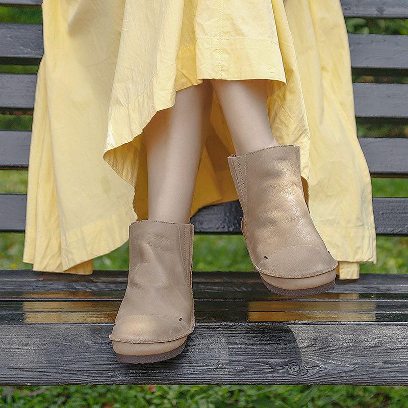 dwarves973-1 Boots 6 Apricot
