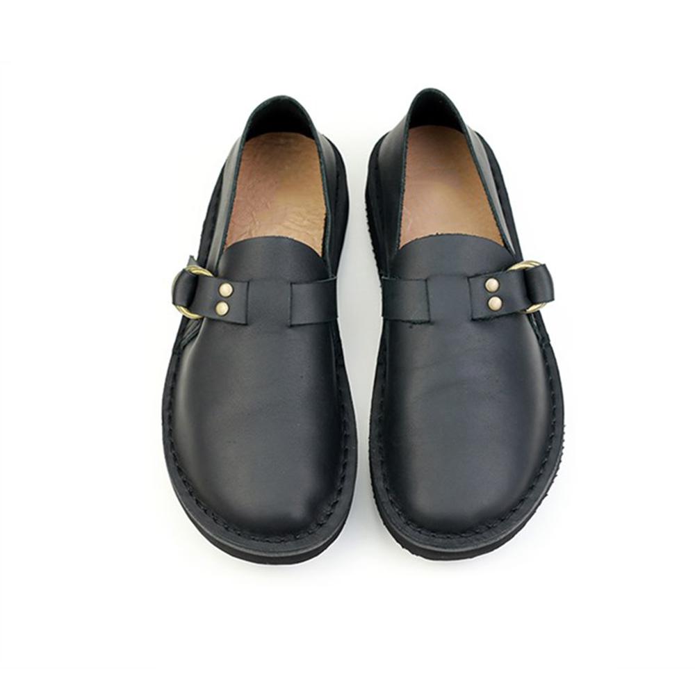 dwarves985-1 Loafers 6 Black
