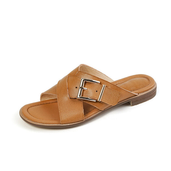 dwarves990-2 Slippers 6 Brown