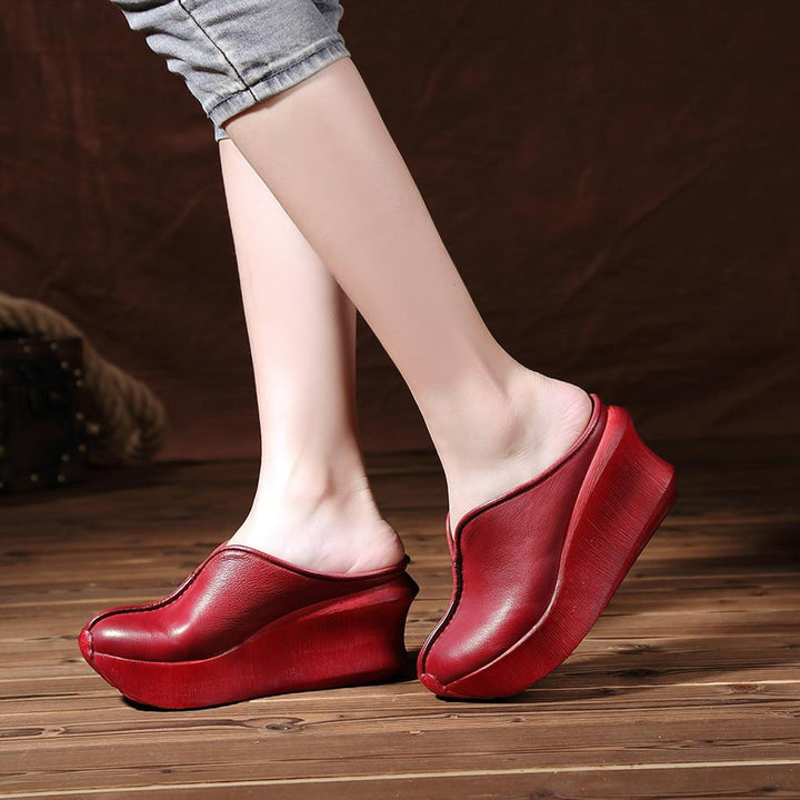 etsy05-1 slippers 5.5 Wine red